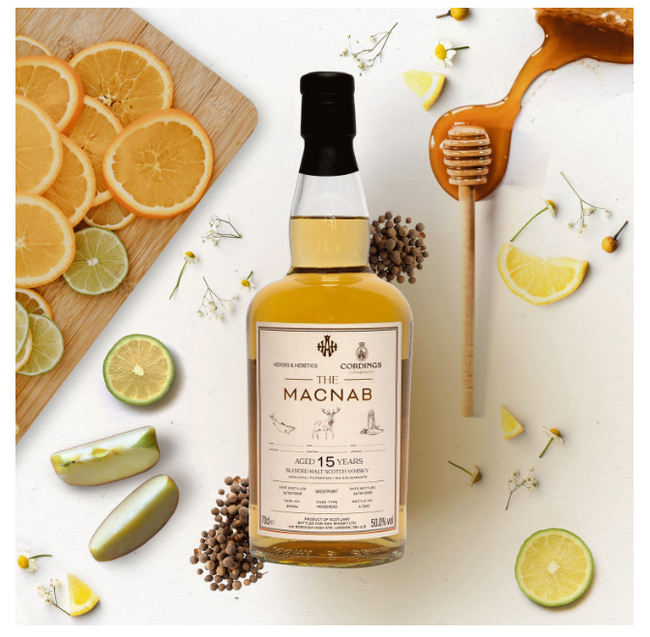 柑橘の香り広がるイギリスの高級ウイスキー「THE MACNAB 15 YEAR OLD BLENDED FROM GLENMORANGIE DISTILLERY」が2/9日本初上陸