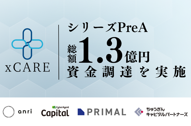 【医薬品 医療機器業界の開発・事業化フェーズに特化した専門家プラットフォームxCARE】1.3億円の資金調達を実施