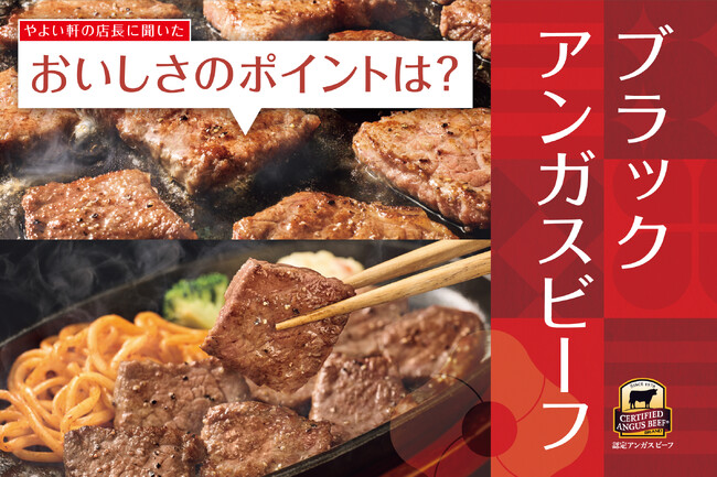 「やよい軒」全国の店長が選んだ、『ブラックアンガスビーフのカットステーキ定食』おすすめポイント！1位『認定アンガスビーフ(TM)が堪能できる』