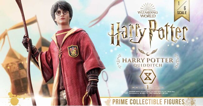 映画『ハリー・ポッター』シリーズから、クィディッチ姿のハリーがプライムコレクタブルフィギュアに登場