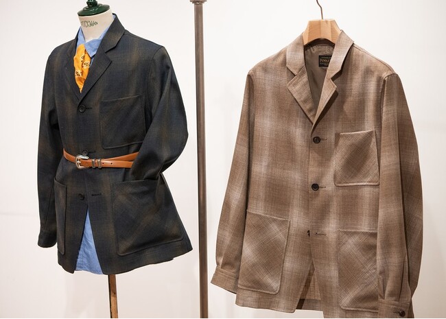 歴史あるブランド「PENDLETON」のアーカイブからピックした柄を希少な英式紡績機で再現