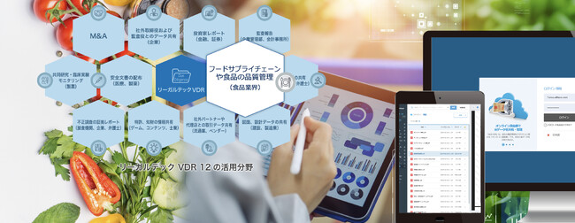 リーガルテック社、「リーガルテックVDR 食品」を用いて、食品業界をサポート