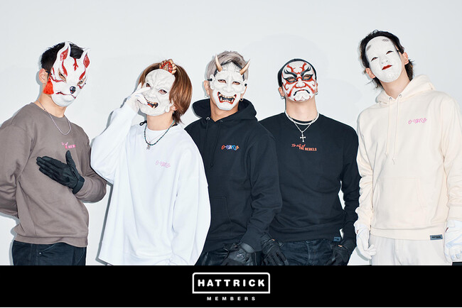 HATTRICK Members、謎のお面ダンステロリスト集団「O-MENZ」がプロデュースするオリジナルグッズの受注販売を開始！