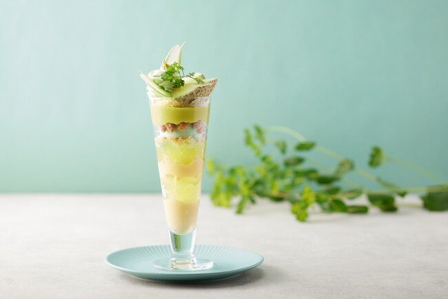 【グランドニッコー東京 台場】「Color Parfait ～Green～」提供期間：2024年3月1日（金）～4月30日（火）