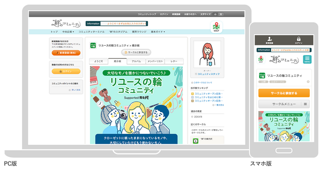 MTCとクオン、リユースがテーマのファンコミュニティを開設