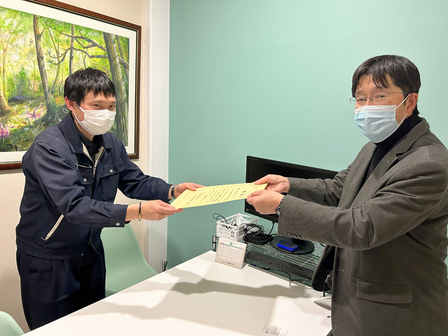 株式会社パルサーは仙台市教育委員会より感謝状を贈呈されました。