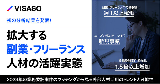 初の分析結果を発表！拡大する副業・フリーランス人材の活躍実態