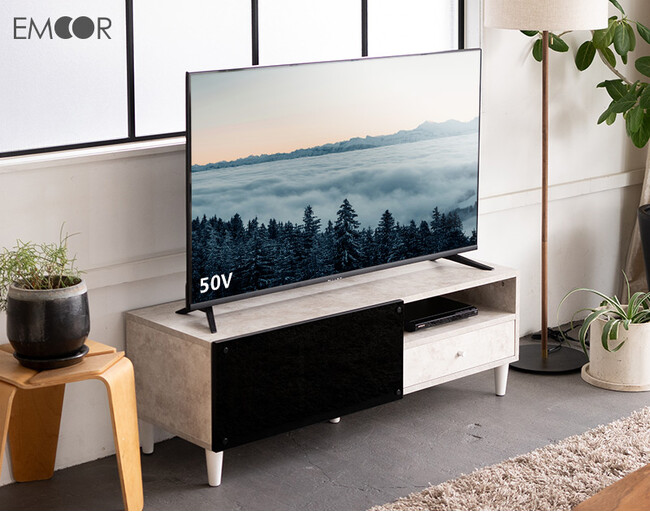 【株式会社エムール】これ1台でスッキリ片づく！素材で魅せるシンプルデザイン“幅120cmのテレビボード”の販売を開始!