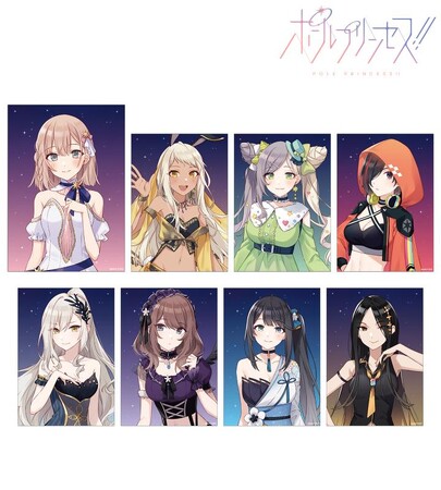 『ポールプリンセス!!』のトレーディングブロマイド、A3マット加工ポスター、クリアファイルの受注を開始！！アニメ・漫画のオリジナルグッズを販売する「AMNIBUS」にて