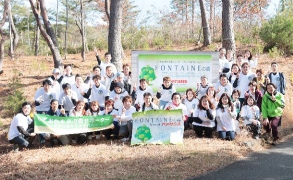 ＜活動開始から15年＞CSR・SDGs 活動「フォンテーヌ緑の森キャンペーン」　静岡県立森林公園に110本のアカマツを植樹