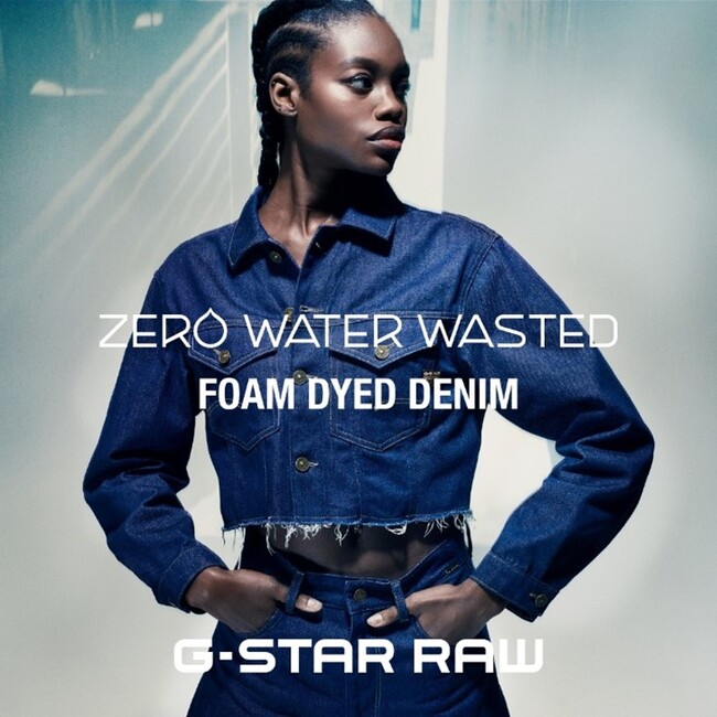 【G-Star RAW】泡染めによるカプセルコレクション「ZERO WATER WASTED」発売のご案内