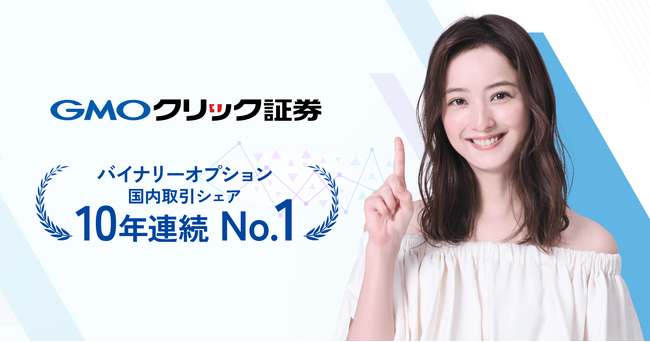 GMOクリック証券：バイナリーオプション国内取引シェアが10年連続No.1に