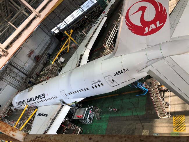 JAL成田航空機整備センターへ特別潜入！成田空港非公開エリア見学ツアー