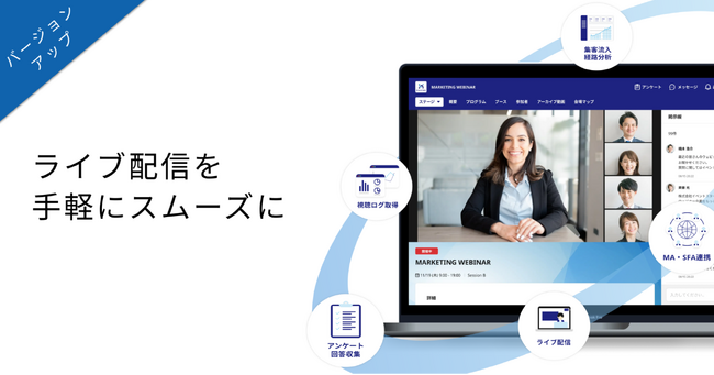 ライブ配信機能をバージョンアップ！EventHub単体でライブ配信が完結可能に
