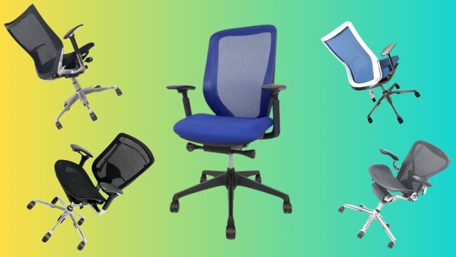 5種類中、4種類がオカムラ製品！2024年1月度、個人のお客様向けオフィスチェアの売れ筋ランキングトップ5を発表！