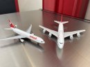 店内にはスイス航空も! 　