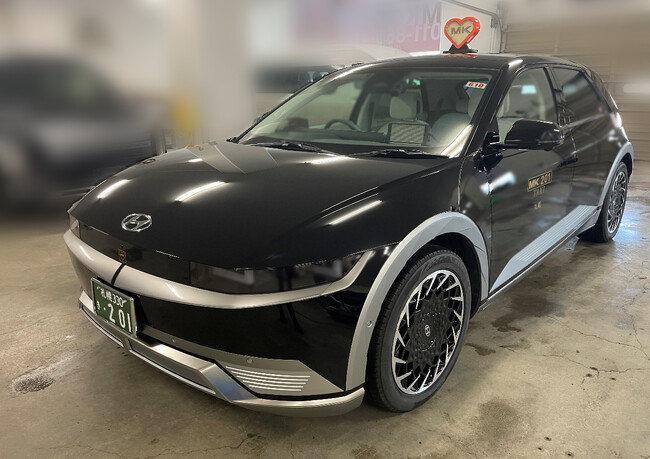 札幌MKがヒョンデ「IONIQ 5」をタクシー車両として導入。グループで培ったEV運用を寒冷地で活かす