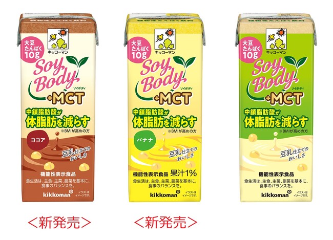 「SoyBody ココア」「SoyBody バナナ」を「SoyBody +MCT」シリーズでリニューアル新発売！