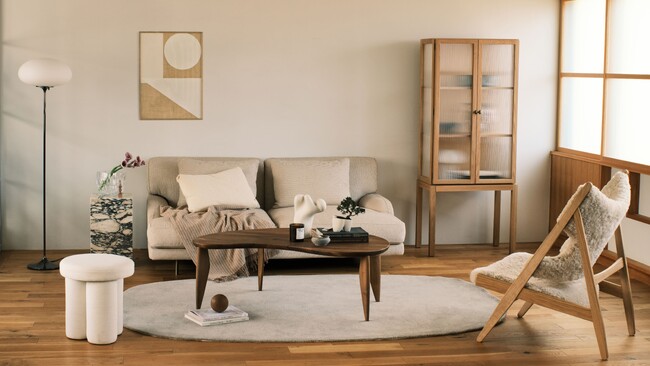 北欧インテリアセレクトショップILLUMSのオンラインストアにてニューノルディックのコーディネートページ公開記念として、3/31まで2つのキャンペーンを開催