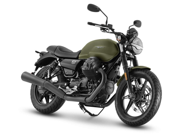 モト・グッツィのベストセラーモデルに新色を導入 V7 Stone カモグリーンを発売