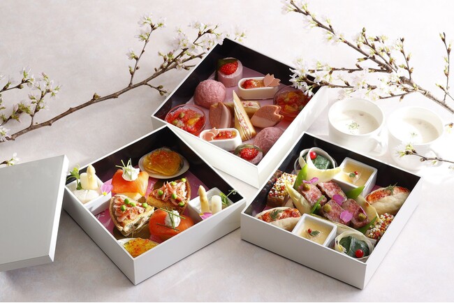【東京マリオットホテル】桜の名所・御殿山で麗らかな春を堪能する「GOTENYAMA SAKURA BOX(ゴテンヤマ サクラ ボックス)」発売