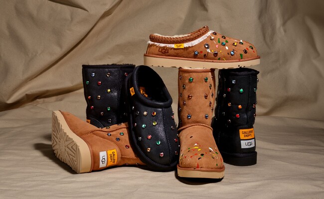 GALLERY DEPT.が、環境再生型素材を使用したアーティスティックなレンズを通して、UGGの象徴的スタイルを再解釈