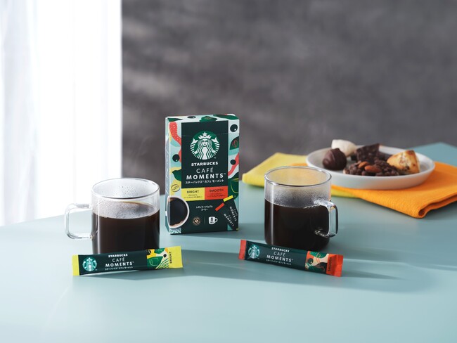 お気に入りのスターバックスのひとときをおうちでも香り豊かなコーヒーを手軽に楽しめる「スターバックス(R) カフェ モーメント スティックブラック アソート」3月1日(金)新発売