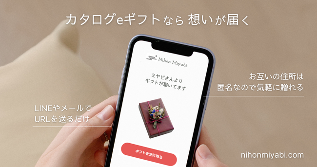 『Nihon Miyabi』、カタログeギフトで想いを届けるサービス開始