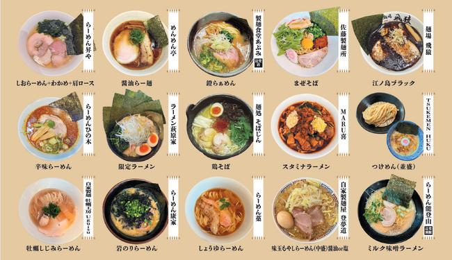 「ラーメンで藤沢・辻堂を盛り上げるチケット」第２弾、３月１日～４月３０日開催！