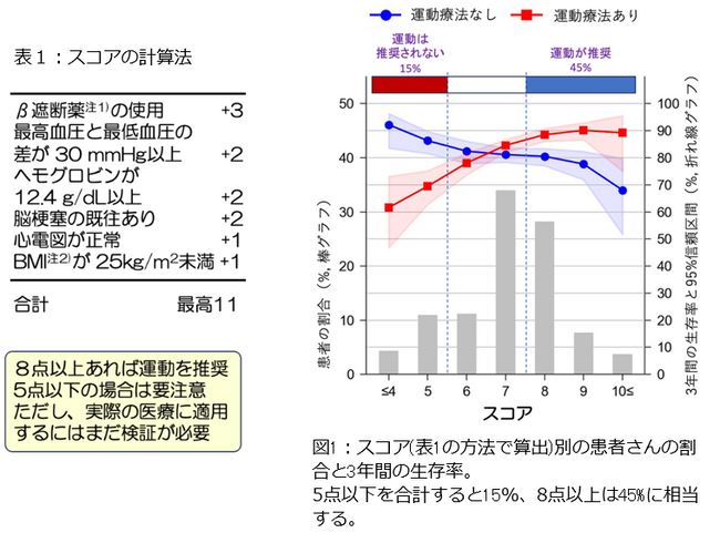 慢性心不全の運動療法の効果は人により異なる可能性が ―45%の患者では明確な効果を示すが、15%の患者では逆効果かも―