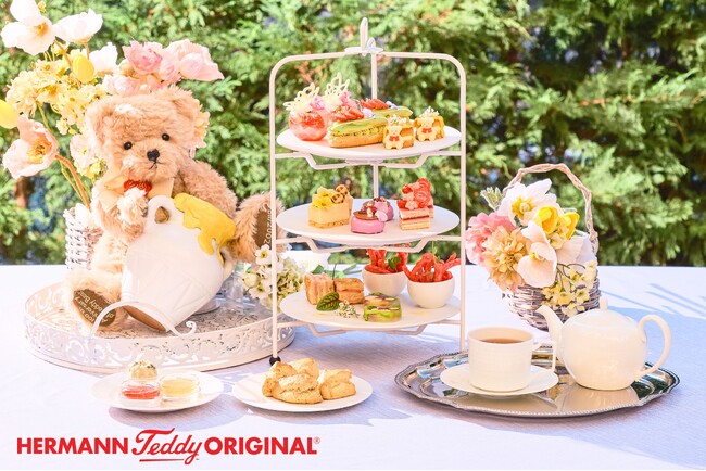 仙台で大人気の“テディベアコラボ”アフタヌーンティー第二弾！『いちごとハチミツのアフタヌーンティー with ハーマンテディ』2024年3月～4月の6日間限定開催