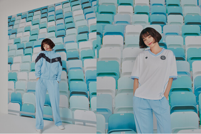 池田エライザ×ルコックスポルティフ第7弾！「動きやすいけど、かわいい」エライザさんのこだわりが詰まったフットボールアイテムをベースにしたスポーツウェア限定発売