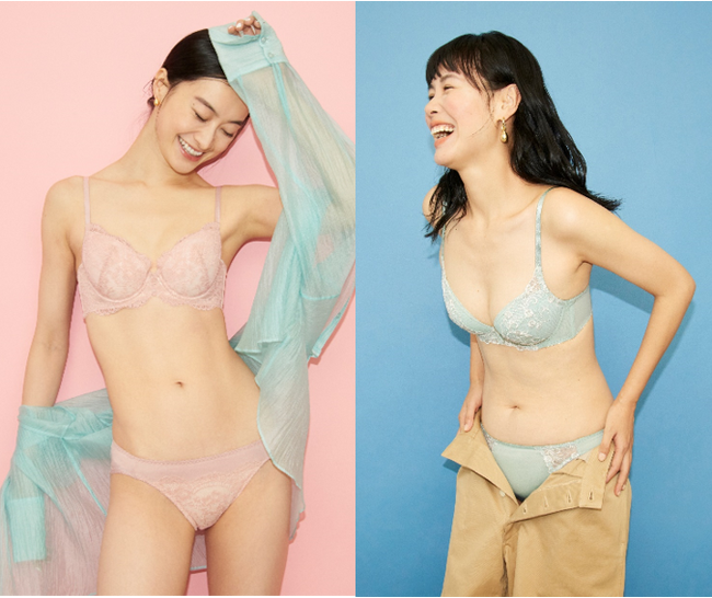 毎日コーデの強い味方。コスパ優秀ランジェリー ブラジャー＆ショーツのセットアップシリーズ ＜Daily AMOSTYLE＞が登場！