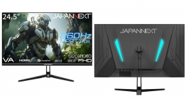 JAPANNEXTが24.5インチ VAパネル搭載 260Hz対応のフルHDゲーミングモニターを29,980円で2月22日(木)に発売 JAPANNEXTが24.5インチ VAパネル搭載 260Hz対応のフルHDゲーミングモニターを29,980円で2月22日(木)に発売