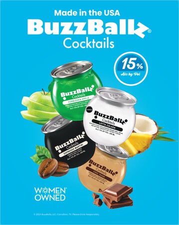 アメリカ発の大人気カクテルブランド「BuzzBallz (バズボールズ)」、2024年2月26日(月)から全国で発売開始！