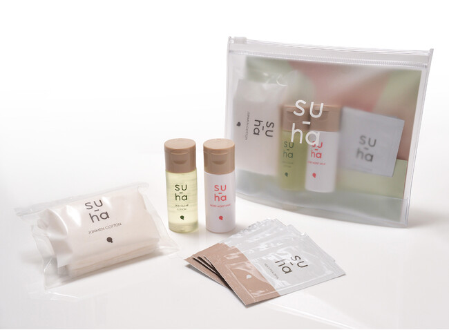 すべてのゆらぎ肌にアプローチするフェイシャルケア「su-ha(すーは)」からミニサイズのクレンジング・洗顔や、肌悩みで選べる化粧水・美容液・乳液が入った「ファーストキット」が新登場！