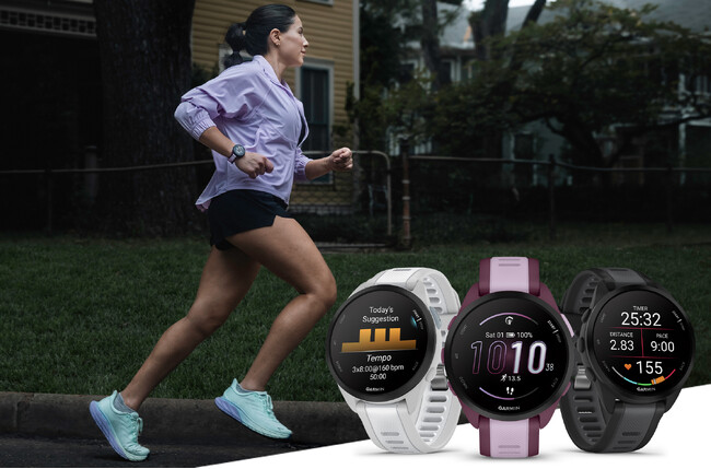 不動の人気を誇るGarminランニングGPSウォッチに最新エントリーモデルが登場『Forerunner 165／165 Music』を2月29日（木）に発売