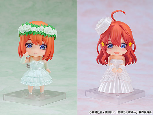 TVスペシャルアニメ『五等分の花嫁∽』より、「中野四葉 ウエディングドレスVer.」、「中野五月 ウエディングドレスVer.」がねんどろいどで登場です！
