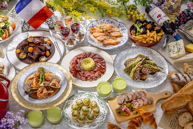 【ヒルトン東京お台場】華やかなフランス料理とフレンチスイーツをビュッフェスタイルで！「春爛漫フランスフェア＆スイーツビュッフェ」を開催