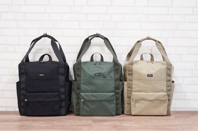 子育てファミリーに使ってほしい「be with fam bag トートリュック」