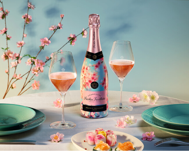 フランスで一番愛されているシャンパーニュ＜ニコラ・フィアット＞　今年のお花見は季節限定の