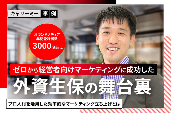 マーケティングプロ人材活用で、オウンドメディア年間登録者数が6倍の3,000名超え達成！