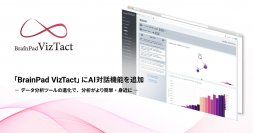 ブレインパッド、「BrainPad VizTact」にAI対話機能を追加、データ分析ツールの進化で、分析がより簡単・身近に