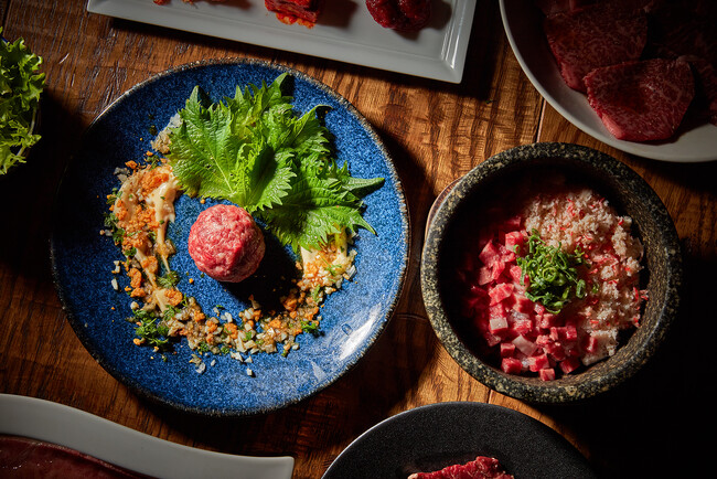 2月29日は“4年に一度の肉の日”焼肉KINTANに新しいユッケが登場！焼かない!?黒毛和牛 生ハンバーグ2,980円2月29日(木)より販売スタート