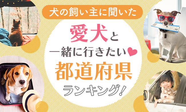 【犬の飼い主に聞いた】愛犬と一緒に行きたい都道府県ランキング!