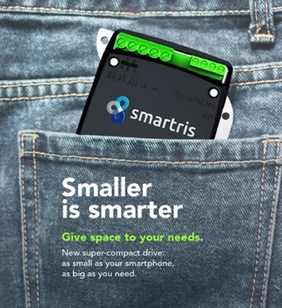 AGV/AMR用ドライブソリューション「smartris」にコンパクトドライバが登場