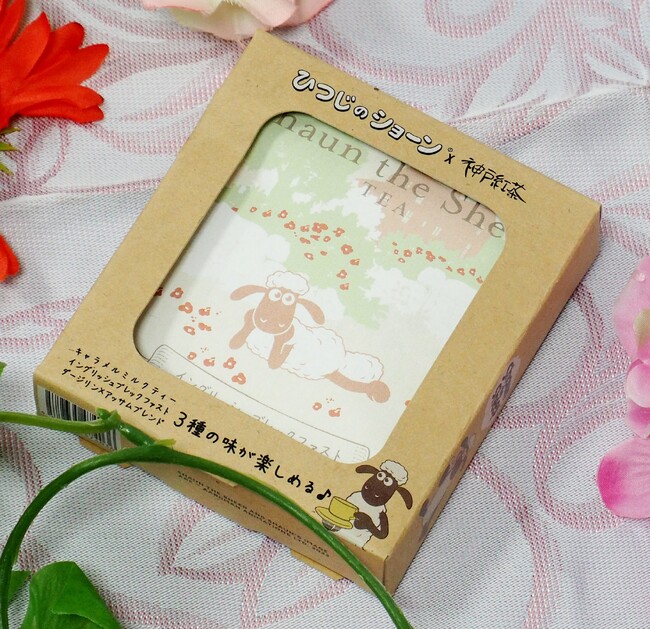 3種の味を楽しめる「ひつじのショーン紅茶」を発売