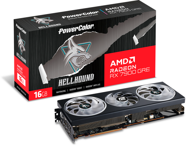 PowerColorから、Radeon RX 7900 GRE 高冷却3連ファン搭載グラフィックボード『GV-R79GREGAMING OC-16GD』発売