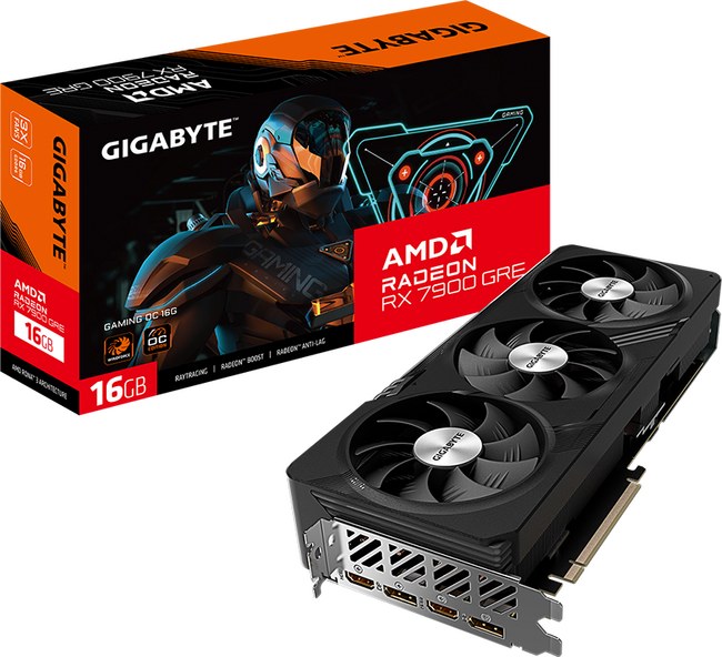 GIGABYTEから、Radeon RX 7900 GRE 高冷却3連ファン搭載グラフィックボード『GV-R79GREGAMING OC-16GD』発売