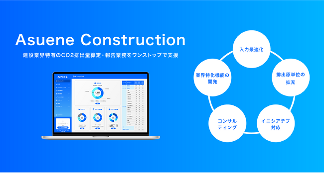 アスエネ、建設・建築業界向け「Asuene Construction」を提供開始